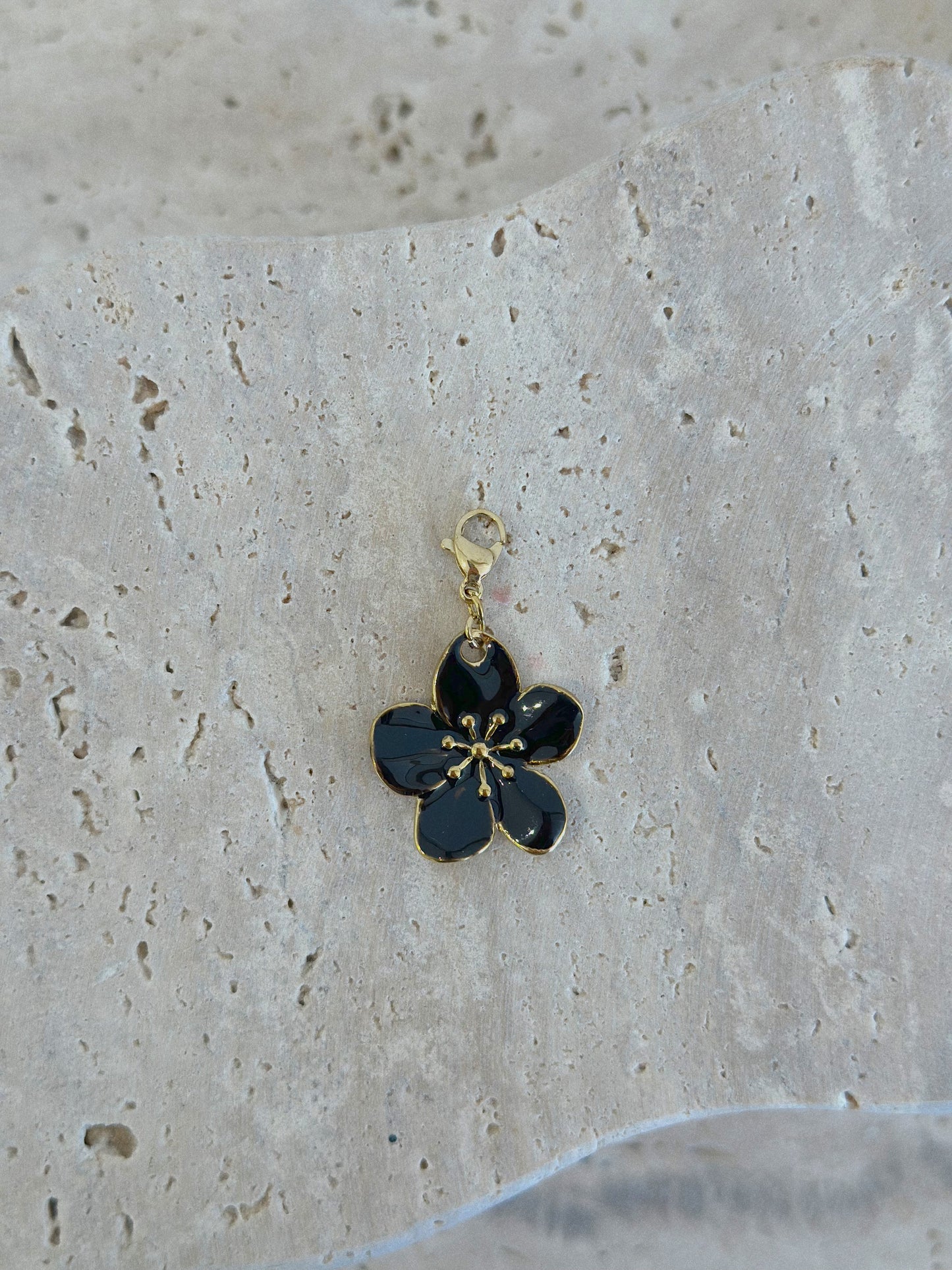 Charm Fleur noire