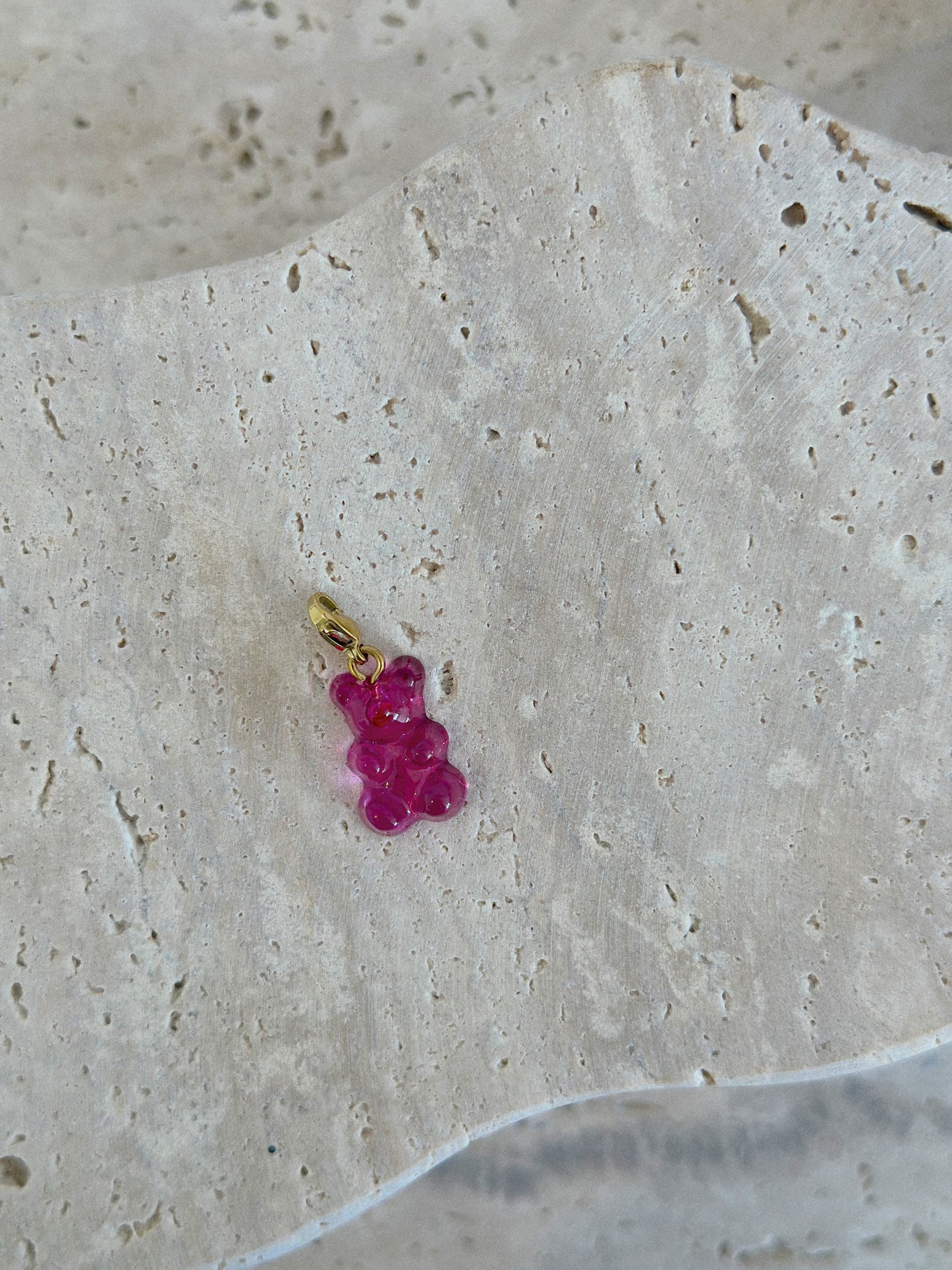 Charm Ourson framboise