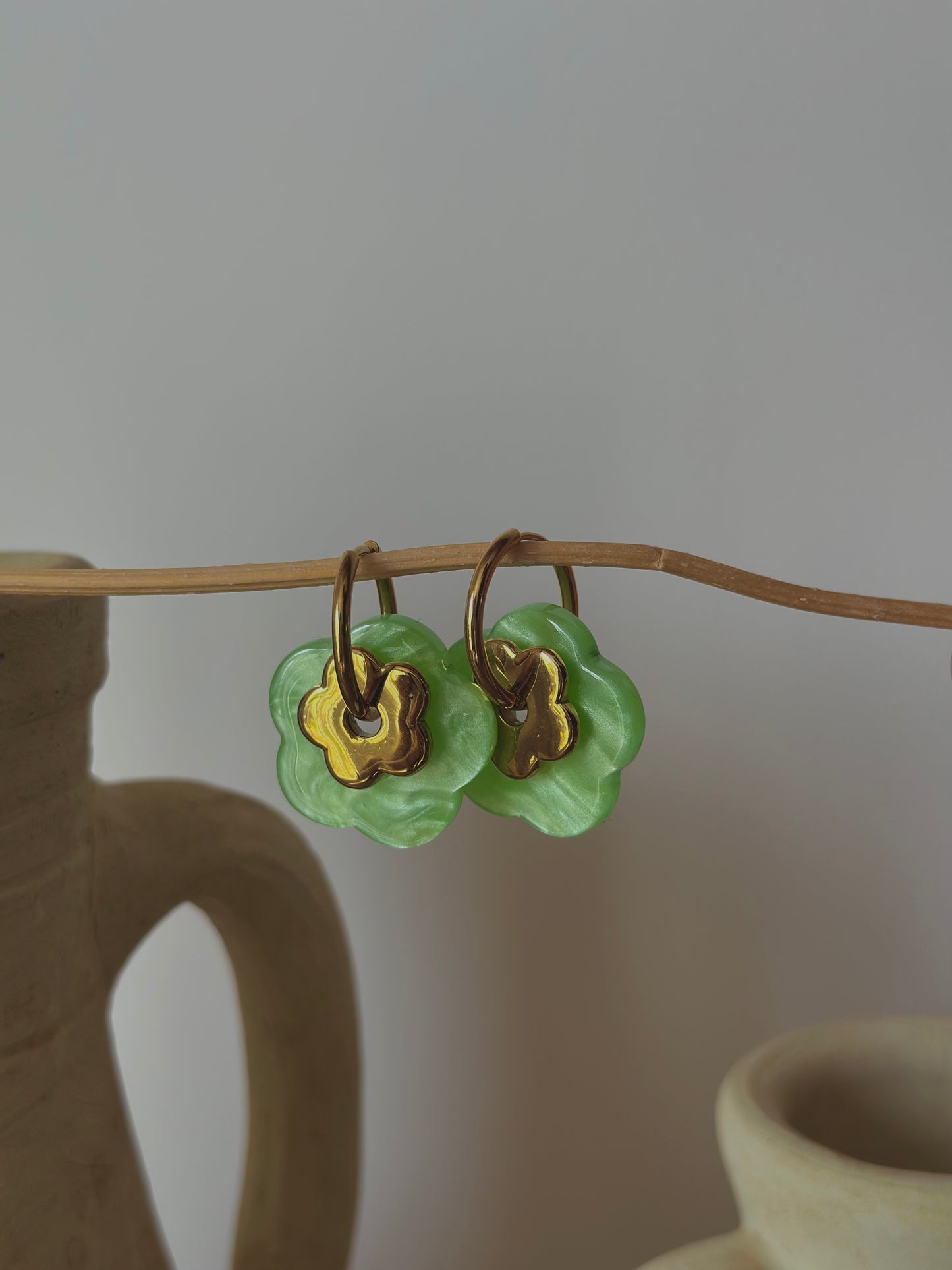 Boucles d’oreilles Camélia